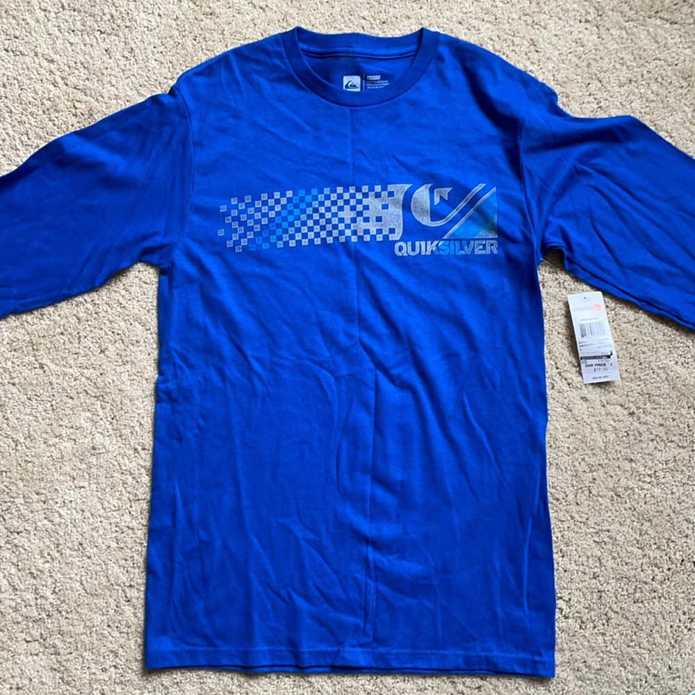 Mens long sleeve quicksilver shirt